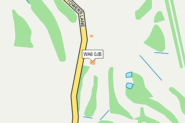 WA6 0JB map - OS OpenMap – Local (Ordnance Survey) WA6 0JB map - OS OpenMap – Local (Ordnance Survey)