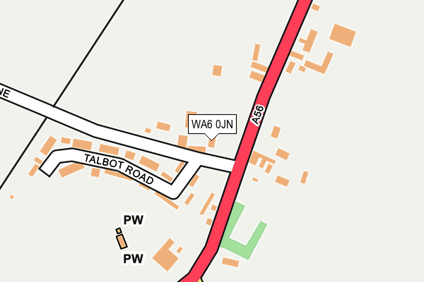 WA6 0JN map - OS OpenMap – Local (Ordnance Survey) WA6 0JN map - OS OpenMap – Local (Ordnance Survey)