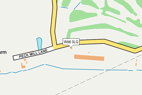 WA6 0LG map - OS OpenMap – Local (Ordnance Survey) WA6 0LG map - OS OpenMap – Local (Ordnance Survey)