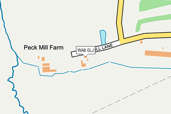 WA6 0LJ map - OS OpenMap – Local (Ordnance Survey) WA6 0LJ map - OS OpenMap – Local (Ordnance Survey)