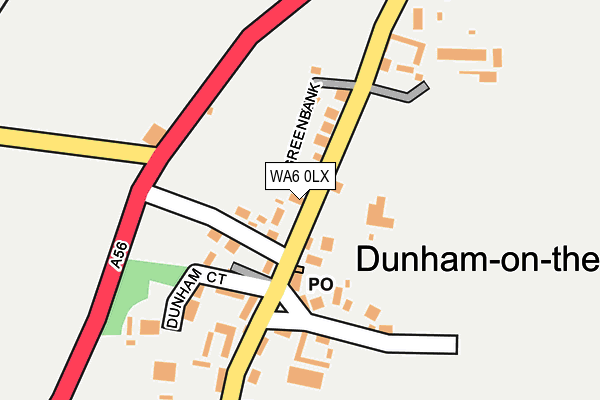 WA6 0LX map - OS OpenMap – Local (Ordnance Survey)