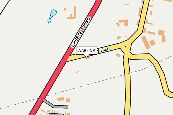 WA6 0NS map - OS OpenMap – Local (Ordnance Survey) WA6 0NS map - OS OpenMap – Local (Ordnance Survey)