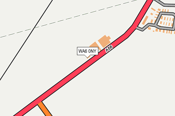 WA6 0NY map - OS OpenMap – Local (Ordnance Survey) WA6 0NY map - OS OpenMap – Local (Ordnance Survey)