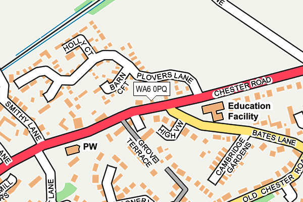 WA6 0PQ map - OS OpenMap – Local (Ordnance Survey) WA6 0PQ map - OS OpenMap – Local (Ordnance Survey)