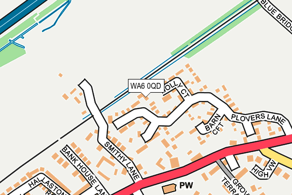 WA6 0QD map - OS OpenMap – Local (Ordnance Survey) WA6 0QD map - OS OpenMap – Local (Ordnance Survey)