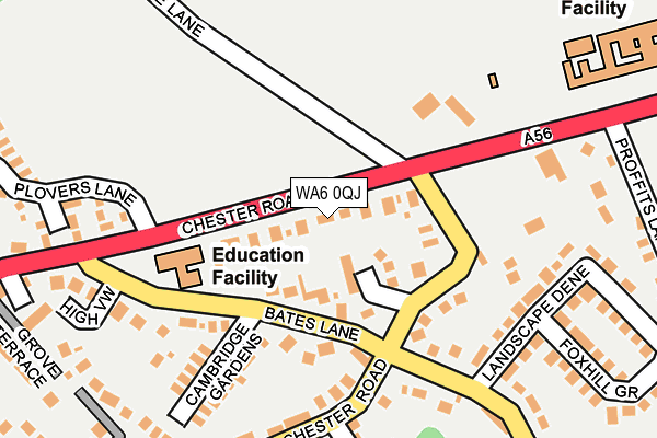 WA6 0QJ map - OS OpenMap – Local (Ordnance Survey) WA6 0QJ map - OS OpenMap – Local (Ordnance Survey)