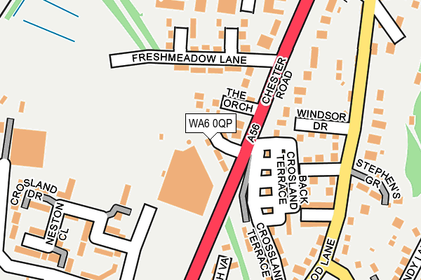 WA6 0QP map - OS OpenMap – Local (Ordnance Survey) WA6 0QP map - OS OpenMap – Local (Ordnance Survey)