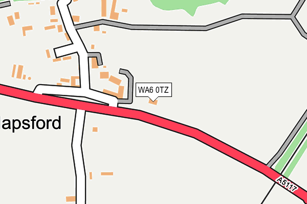 WA6 0TZ map - OS OpenMap – Local (Ordnance Survey) WA6 0TZ map - OS OpenMap – Local (Ordnance Survey)