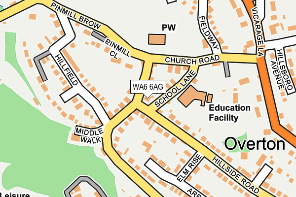 WA6 6AG map - OS OpenMap – Local (Ordnance Survey) WA6 6AG map - OS OpenMap – Local (Ordnance Survey)