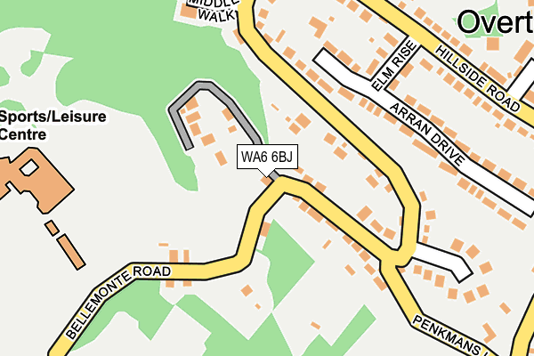 WA6 6BJ map - OS OpenMap – Local (Ordnance Survey) WA6 6BJ map - OS OpenMap – Local (Ordnance Survey)