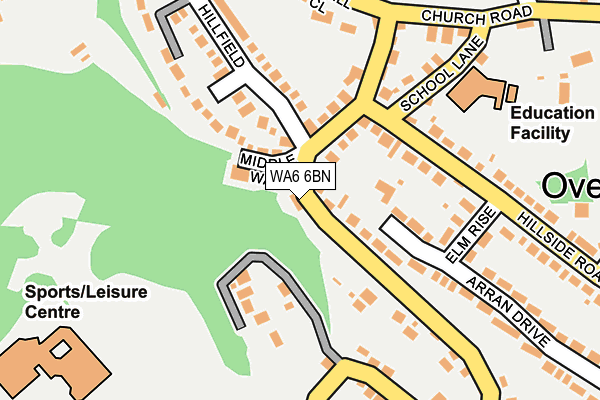 WA6 6BN map - OS OpenMap – Local (Ordnance Survey) WA6 6BN map - OS OpenMap – Local (Ordnance Survey)