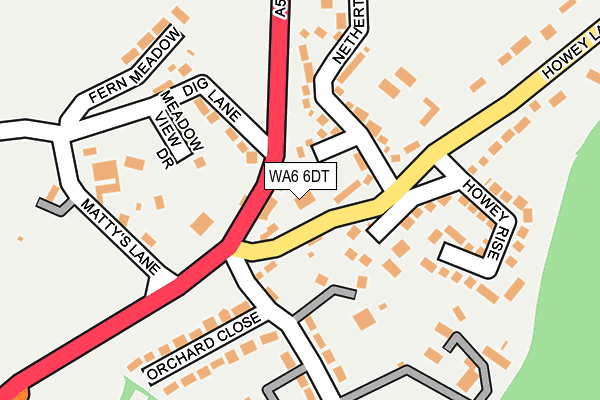 WA6 6DT map - OS OpenMap – Local (Ordnance Survey) WA6 6DT map - OS OpenMap – Local (Ordnance Survey)