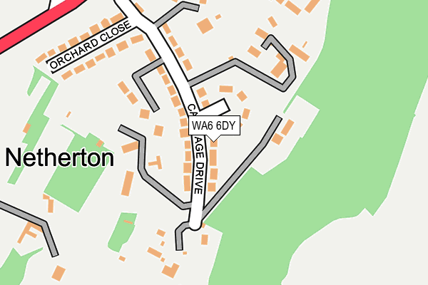WA6 6DY map - OS OpenMap – Local (Ordnance Survey) WA6 6DY map - OS OpenMap – Local (Ordnance Survey)