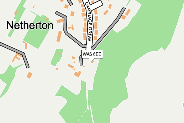 WA6 6EE map - OS OpenMap – Local (Ordnance Survey)