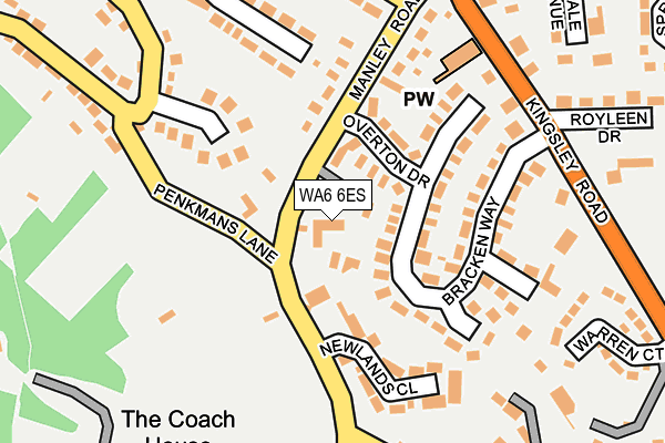 WA6 6ES map - OS OpenMap – Local (Ordnance Survey) WA6 6ES map - OS OpenMap – Local (Ordnance Survey)