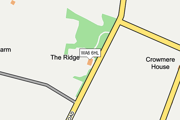 WA6 6HL map - OS OpenMap – Local (Ordnance Survey) WA6 6HL map - OS OpenMap – Local (Ordnance Survey)