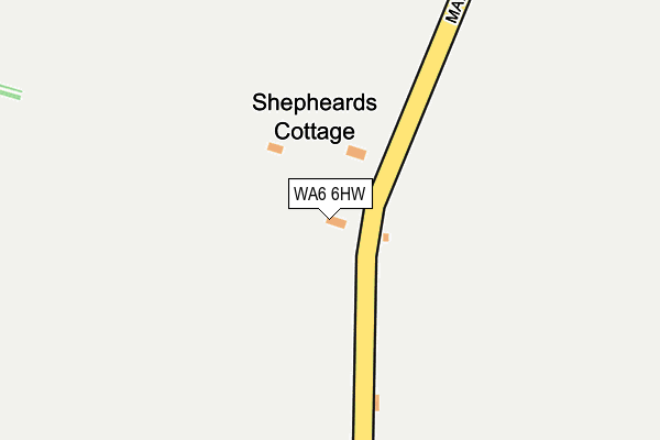 WA6 6HW map - OS OpenMap – Local (Ordnance Survey) WA6 6HW map - OS OpenMap – Local (Ordnance Survey)