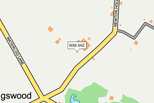 WA6 6HZ map - OS OpenMap – Local (Ordnance Survey) WA6 6HZ map - OS OpenMap – Local (Ordnance Survey)