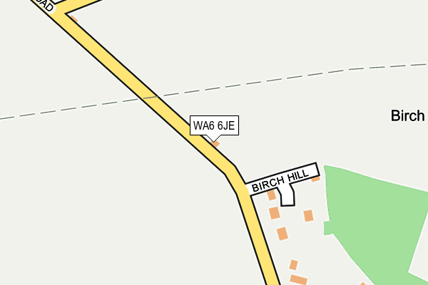 WA6 6JE map - OS OpenMap – Local (Ordnance Survey) WA6 6JE map - OS OpenMap – Local (Ordnance Survey)