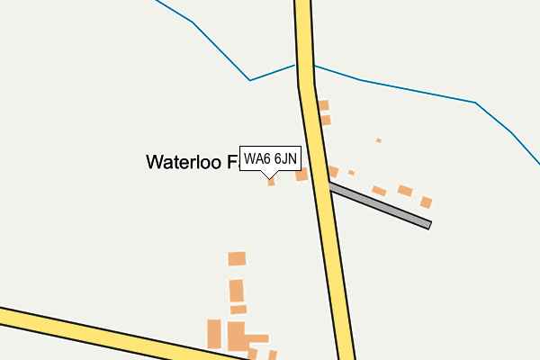 WA6 6JN map - OS OpenMap – Local (Ordnance Survey) WA6 6JN map - OS OpenMap – Local (Ordnance Survey)