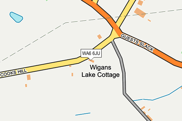 WA6 6JU map - OS OpenMap – Local (Ordnance Survey) WA6 6JU map - OS OpenMap – Local (Ordnance Survey)