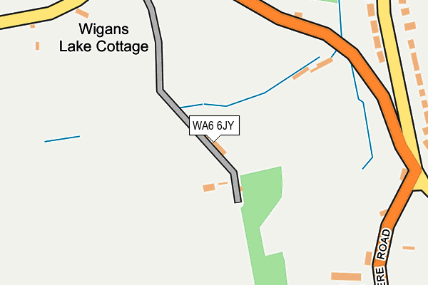 WA6 6JY map - OS OpenMap – Local (Ordnance Survey) WA6 6JY map - OS OpenMap – Local (Ordnance Survey)