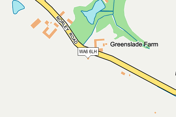 WA6 6LH map - OS OpenMap – Local (Ordnance Survey) WA6 6LH map - OS OpenMap – Local (Ordnance Survey)