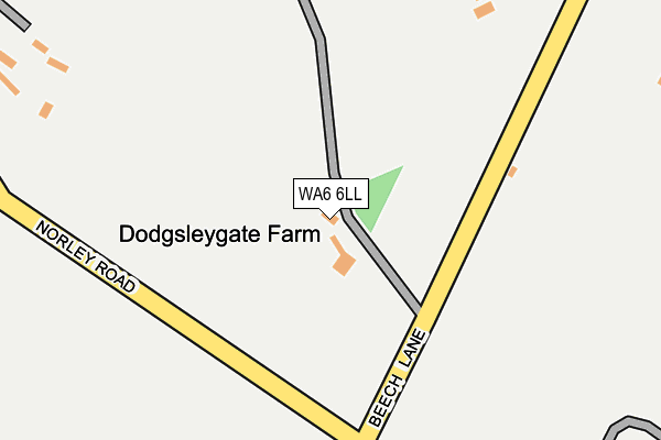 WA6 6LL map - OS OpenMap – Local (Ordnance Survey) WA6 6LL map - OS OpenMap – Local (Ordnance Survey)
