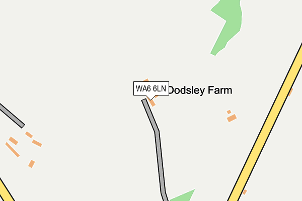 WA6 6LN map - OS OpenMap – Local (Ordnance Survey) WA6 6LN map - OS OpenMap – Local (Ordnance Survey)