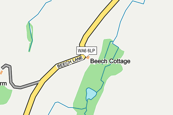 WA6 6LP map - OS OpenMap – Local (Ordnance Survey) WA6 6LP map - OS OpenMap – Local (Ordnance Survey)