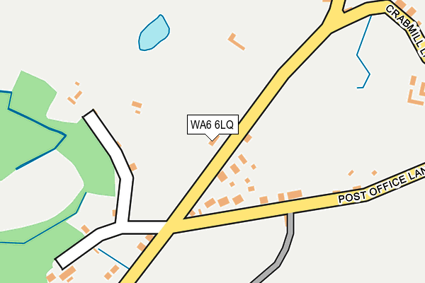WA6 6LQ map - OS OpenMap – Local (Ordnance Survey) WA6 6LQ map - OS OpenMap – Local (Ordnance Survey)
