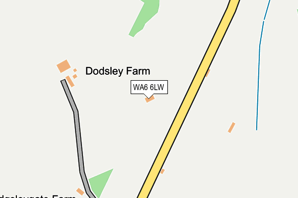 WA6 6LW map - OS OpenMap – Local (Ordnance Survey) WA6 6LW map - OS OpenMap – Local (Ordnance Survey)