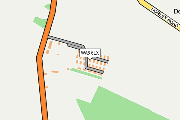 WA6 6LX map - OS OpenMap – Local (Ordnance Survey) WA6 6LX map - OS OpenMap – Local (Ordnance Survey)