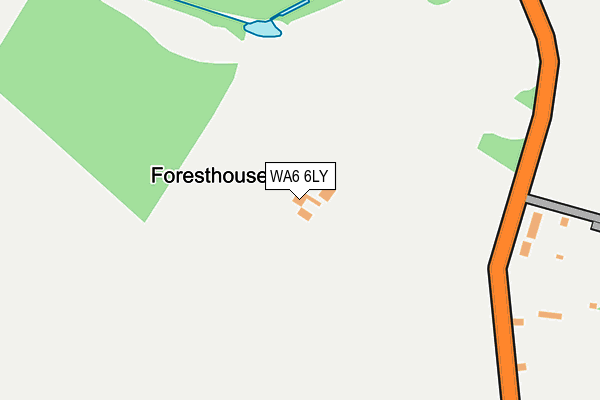 WA6 6LY map - OS OpenMap – Local (Ordnance Survey) WA6 6LY map - OS OpenMap – Local (Ordnance Survey)