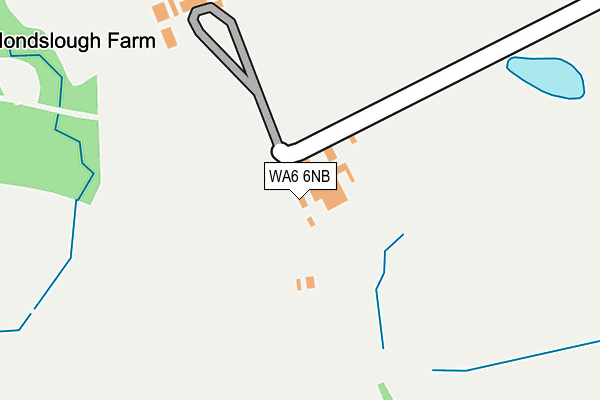 WA6 6NB map - OS OpenMap – Local (Ordnance Survey) WA6 6NB map - OS OpenMap – Local (Ordnance Survey)