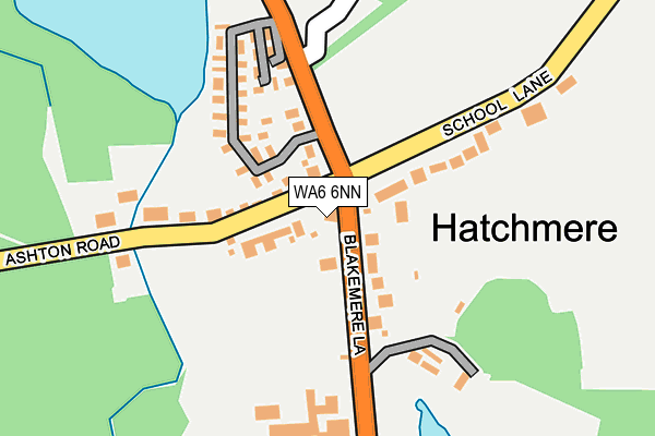 WA6 6NN map - OS OpenMap – Local (Ordnance Survey) WA6 6NN map - OS OpenMap – Local (Ordnance Survey)