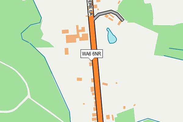 WA6 6NR map - OS OpenMap – Local (Ordnance Survey) WA6 6NR map - OS OpenMap – Local (Ordnance Survey)