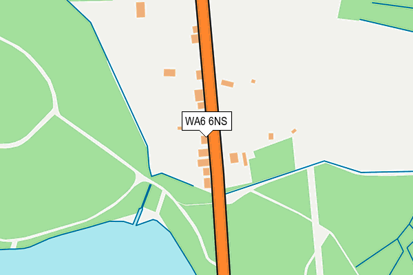 WA6 6NS map - OS OpenMap – Local (Ordnance Survey) WA6 6NS map - OS OpenMap – Local (Ordnance Survey)