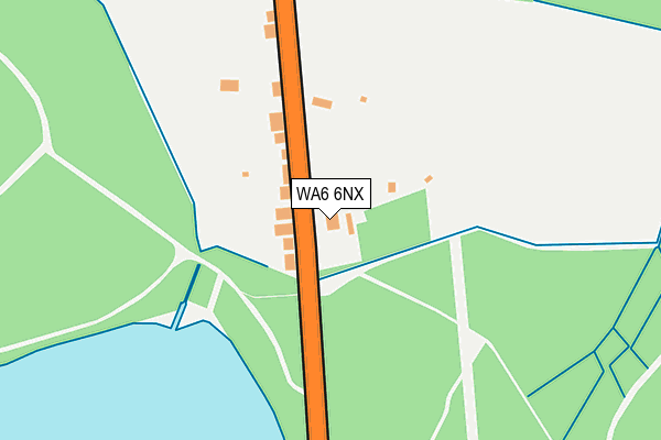 WA6 6NX map - OS OpenMap – Local (Ordnance Survey) WA6 6NX map - OS OpenMap – Local (Ordnance Survey)