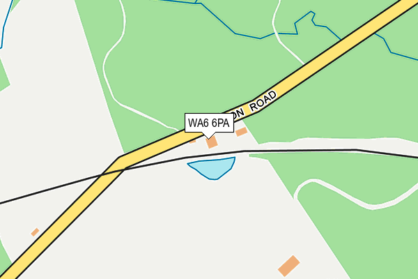 WA6 6PA map - OS OpenMap – Local (Ordnance Survey) WA6 6PA map - OS OpenMap – Local (Ordnance Survey)