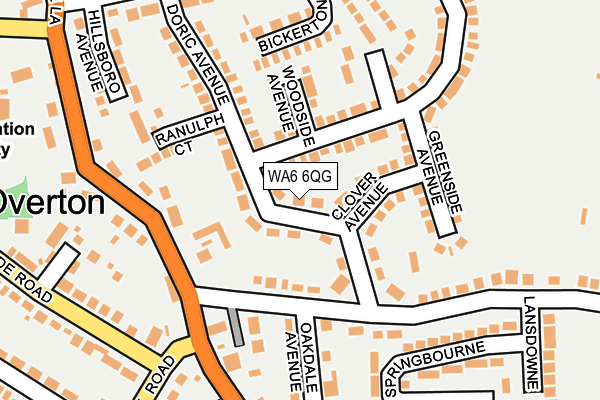 WA6 6QG map - OS OpenMap – Local (Ordnance Survey) WA6 6QG map - OS OpenMap – Local (Ordnance Survey)