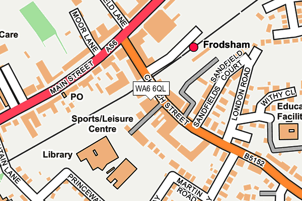 WA6 6QL map - OS OpenMap – Local (Ordnance Survey) WA6 6QL map - OS OpenMap – Local (Ordnance Survey)