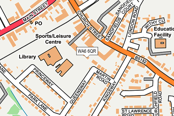 WA6 6QR map - OS OpenMap – Local (Ordnance Survey)