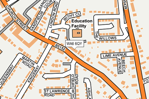 WA6 6QY map - OS OpenMap – Local (Ordnance Survey) WA6 6QY map - OS OpenMap – Local (Ordnance Survey)