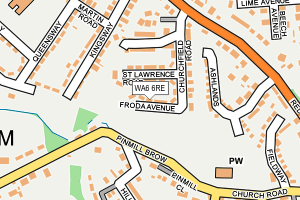 WA6 6RE map - OS OpenMap – Local (Ordnance Survey) WA6 6RE map - OS OpenMap – Local (Ordnance Survey)