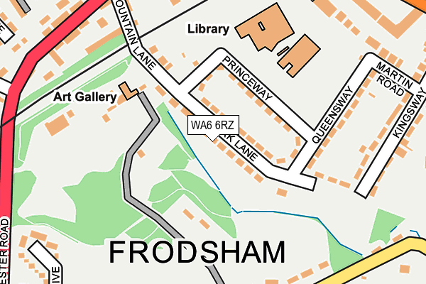 WA6 6RZ map - OS OpenMap – Local (Ordnance Survey) WA6 6RZ map - OS OpenMap – Local (Ordnance Survey)