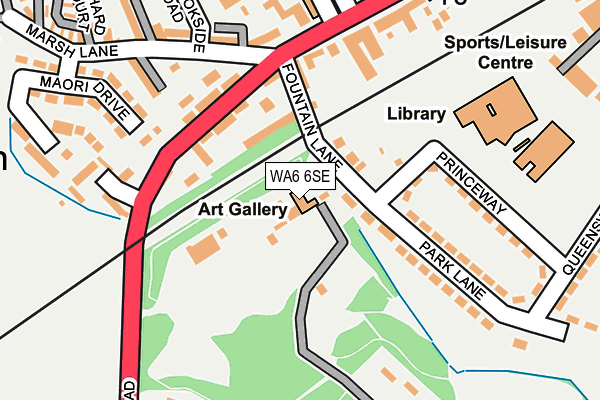 WA6 6SE map - OS OpenMap – Local (Ordnance Survey) WA6 6SE map - OS OpenMap – Local (Ordnance Survey)