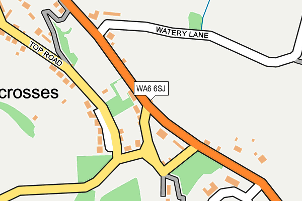 WA6 6SJ map - OS OpenMap – Local (Ordnance Survey) WA6 6SJ map - OS OpenMap – Local (Ordnance Survey)