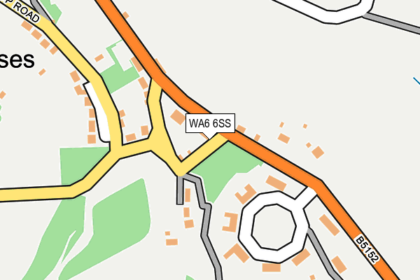 WA6 6SS map - OS OpenMap – Local (Ordnance Survey) WA6 6SS map - OS OpenMap – Local (Ordnance Survey)