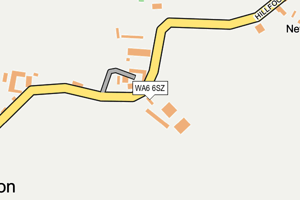 WA6 6SZ map - OS OpenMap – Local (Ordnance Survey) WA6 6SZ map - OS OpenMap – Local (Ordnance Survey)